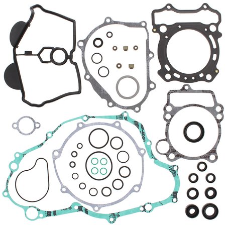 WINDEROSA Gasket Set with Oil Seals for Yamaha WR250F 01 02, YZ250F 01-13 811671